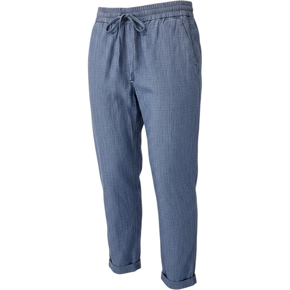 J.Crew Women's Cotton Cropped Pants Elastic Drawstring Waist Size 4 Coastal Chic
